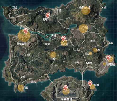 和平精英火力对决2.0信号枪刷新点全解析