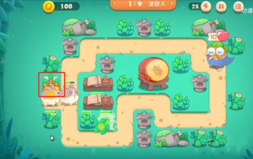 保卫萝卜4第9关详细通关攻略：关键位置与炮台布置指南