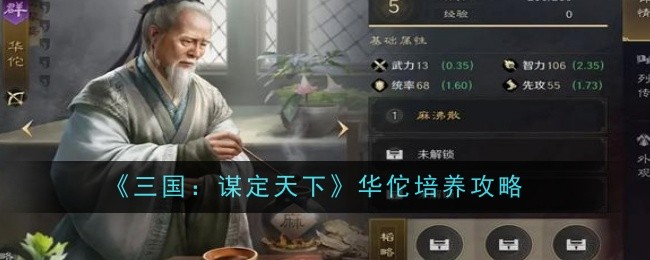 三国：谋定天下华佗怎么养？