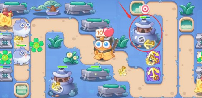 保卫萝卜4阿波道长第7关通关攻略详解