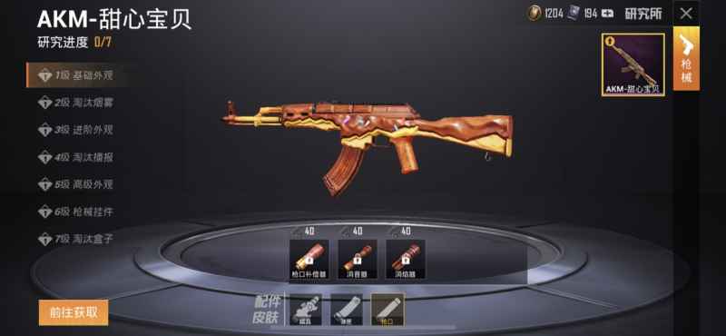 和平精英AKM甜心宝贝7级研究花费明细解析