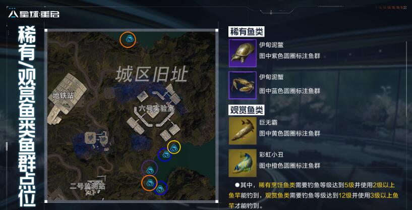 星球重启伊甸城钓鱼点位全攻略