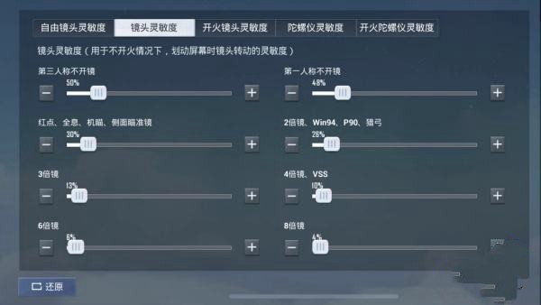 和平精英不求人吃鸡灵敏度参数详解