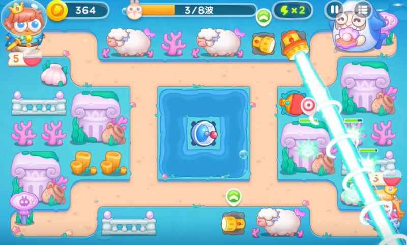 保卫萝卜4海的闺女第56关通关秘籍