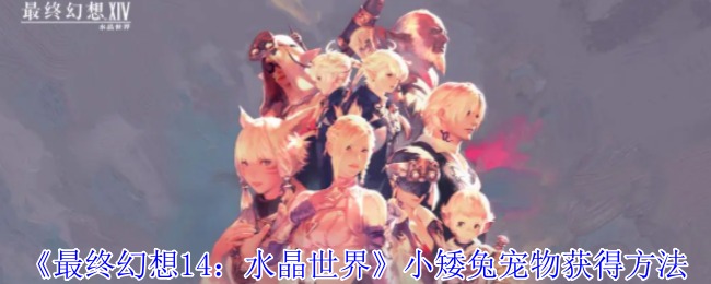 《最终幻想14：水晶世界》小矮兔宠物获取指南：开箱、副本与鉴定的全攻略