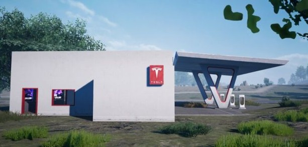 和平精英特斯拉体验店怎么找？虚拟店玩法全解析