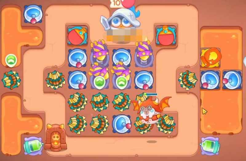 保卫萝卜4饿龙传说55关通关秘籍