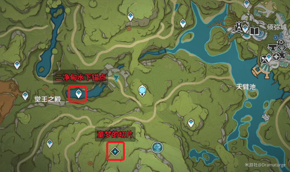 原神3.0须弥隐藏锚点解锁全攻略：解谜、任务、位置详解