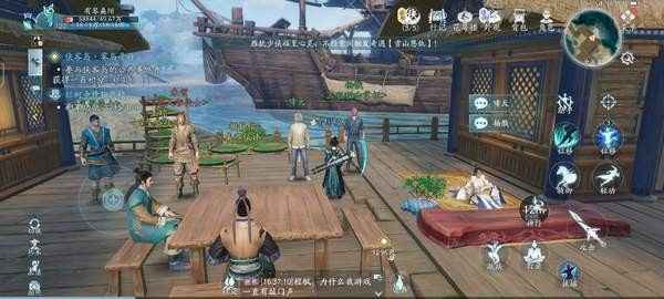 剑网3无界山海游园进入攻略：侠客岛茶馆找杨戬传送