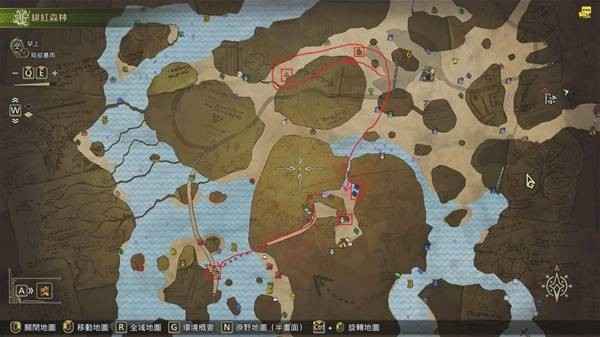 怪物猎人荒野绯红森林采集全攻略