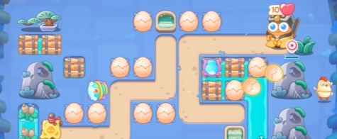 保卫萝卜4万圣奇妙夜第一关通关攻略：蛋壳与寒冰炮的协同之道