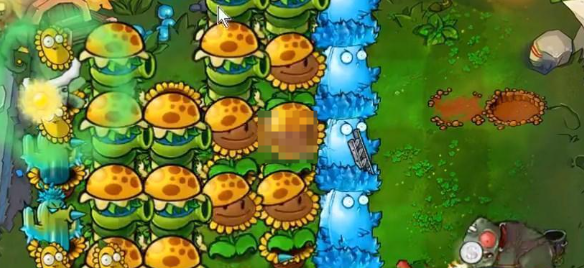 《植物大战僵尸杂交版》挑战模式第54关通关攻略：阳光收集与植物布局策略