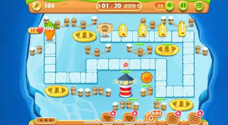 保卫萝卜45关通关攻略与心得：难点解析及策略分享