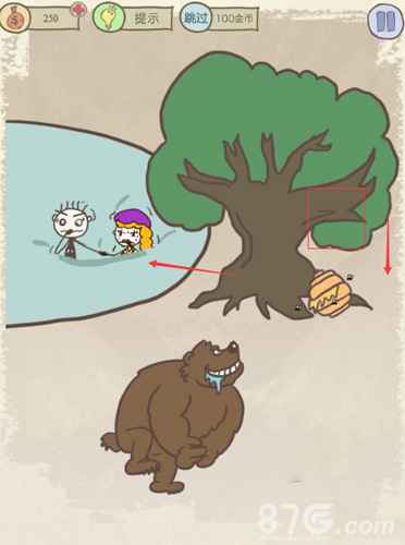 史小坑的爆笑生活12第16关通关秘籍：熊口逃生