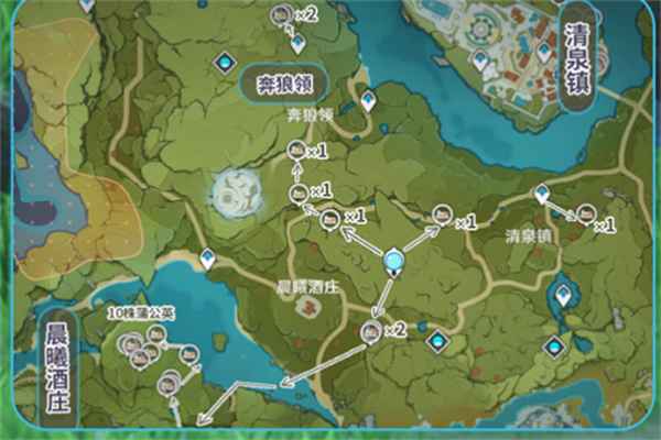 原神2.3蒲公英籽怎么找全攻略