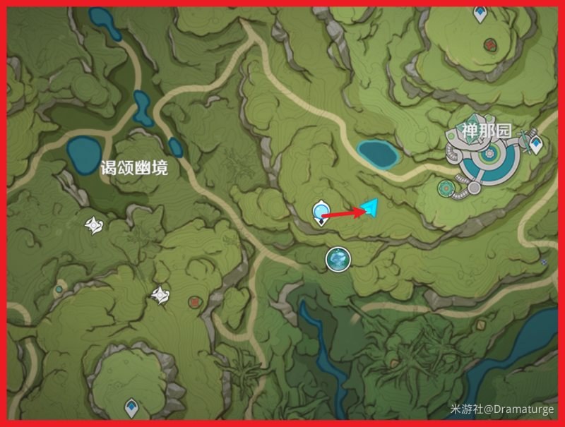 原神水天供书森林苗圃寻找攻略