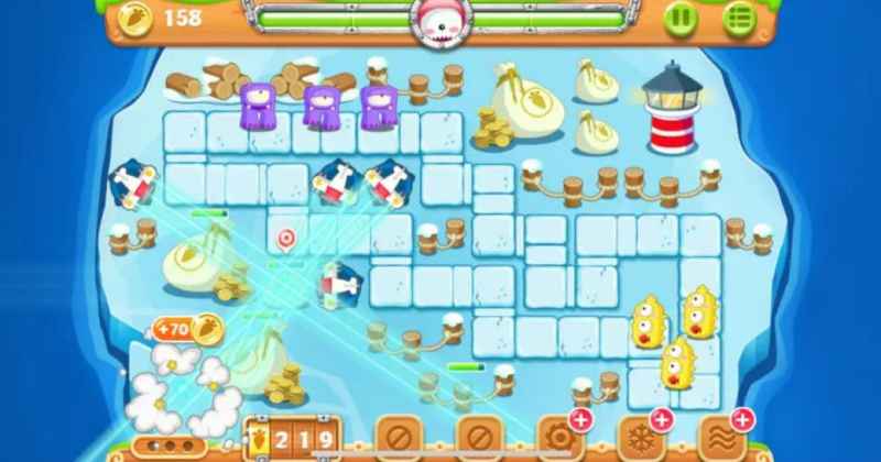 保卫萝卜2第46关通关攻略与心得：双出口任务如何高效完成