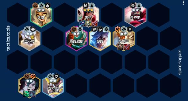 《金铲铲之战》天将传奇英雄德玛阵容装备怎么搭？