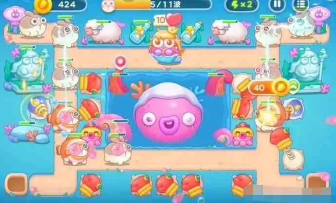 保卫萝卜4海的闺女第120关通关全攻略