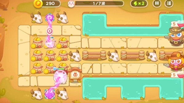 保卫萝卜4波仔很忙第四关通关心得：魔球与雷达的巧妙布局