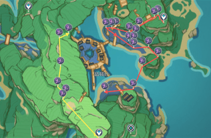 原神鸣草高效采集路线规划与攻略