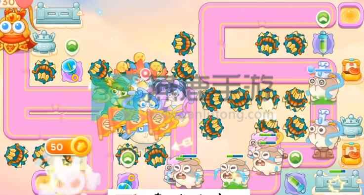 保卫萝卜4周赛7.7通关心得：多重箭核心战术解析