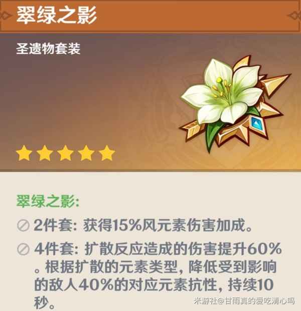 原神琳妮特圣遗物怎么选才靠谱