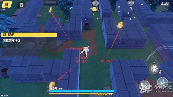 崩坏3神州漂流记4-3木牌挑战全解析:金币位置与通关攻略