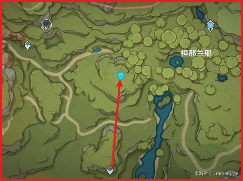 原神水天供书森林苗圃寻找攻略