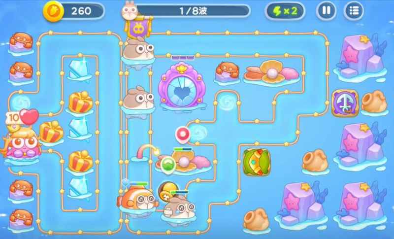 保卫萝卜4海的闺女第44关通关秘籍