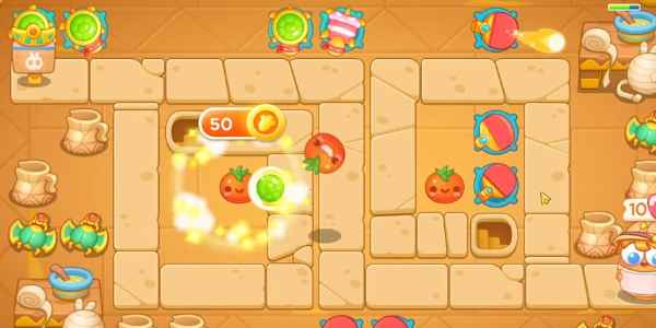 保卫萝卜4法老归来第55关通关秘籍