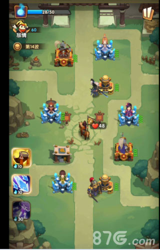 全民主公2烽火狼烟第14关通关攻略：应对高难度怪群与骑兵的策略