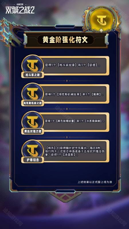 云顶之弈S13黄金阶强化符文全解析：52个新符文效果详解与使用技巧