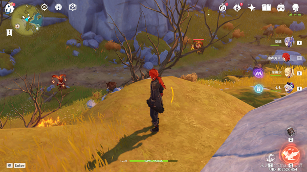 原神带有红色的生物有哪些