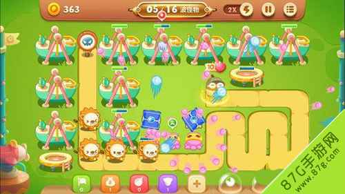 保卫萝卜3游乐场第53关通关心得：章鱼与冰锥的巧妙搭配