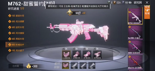 和平精英甜蜜誓约M762获取成本深度解析：花费、技巧与价值考量