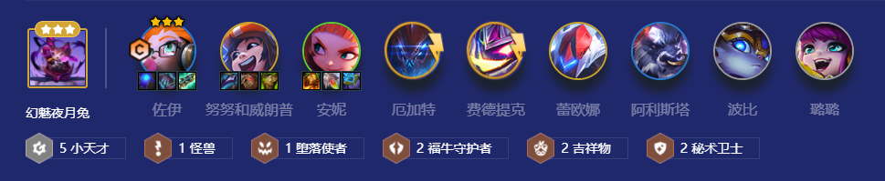 《金铲铲之战》小天才九五阵容详解：搭配、站位与运营攻略