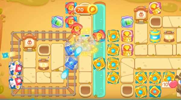 保卫萝卜4波仔很忙第51关通关心得：多角度覆盖与精准打击的策略