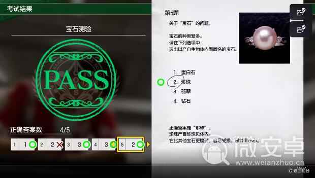 如龙8宝石测验答案全解析