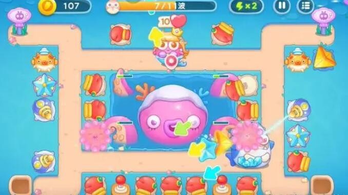 保卫萝卜4海的闺女第120关通关全攻略