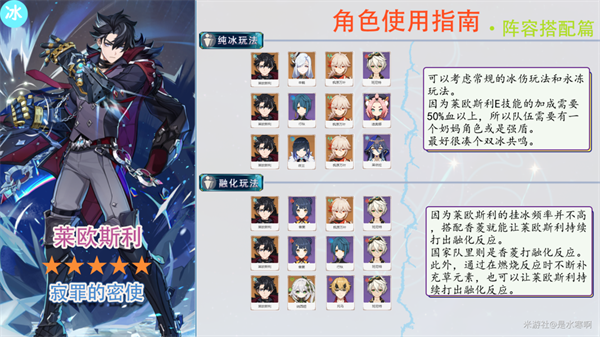 原神4.2莱欧斯利养成攻略：枫丹拳王怎么练