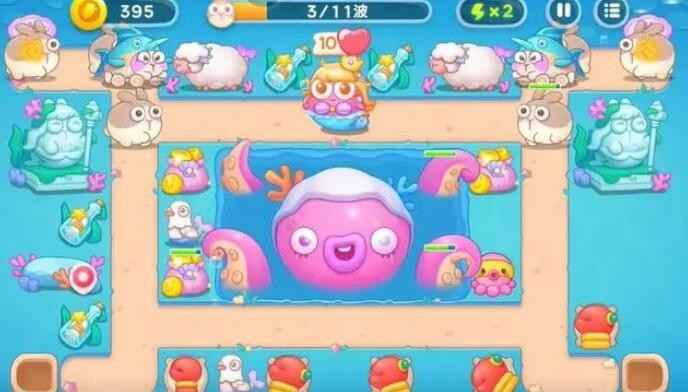 保卫萝卜4海的闺女第120关通关全攻略