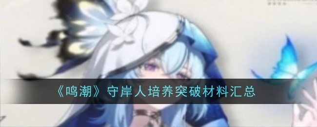 《鸣潮》守岸人培养全攻略：突破与天赋材料详解