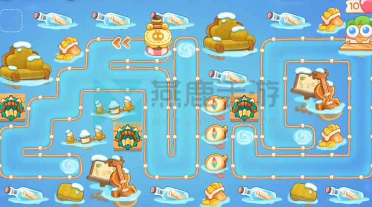 保卫萝卜4暖暖汤泉第1关多重箭策略全解析：轻松满星通关心得