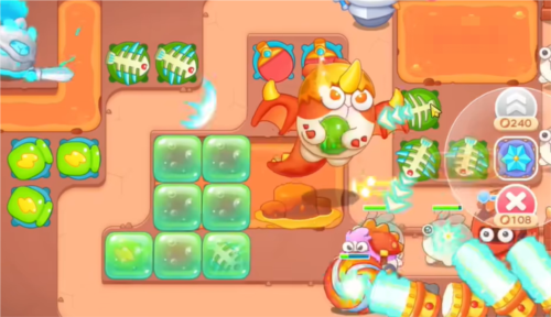 保卫萝卜4饿龙传说第60关通关攻略详解