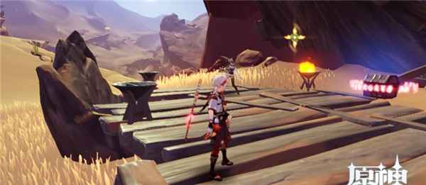 原神折胫谷华丽宝箱解谜攻略:跟随四叶印解锁元素方碑