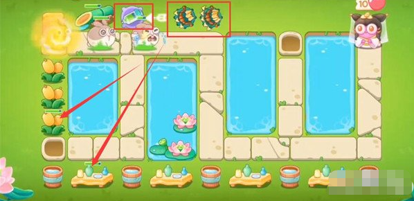 保卫萝卜4白萝卜传奇第44关攻略