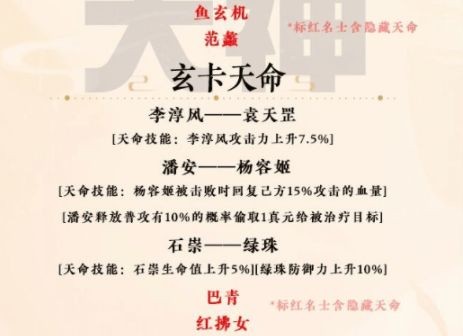 忘川风华录隐藏天命解锁方法详解