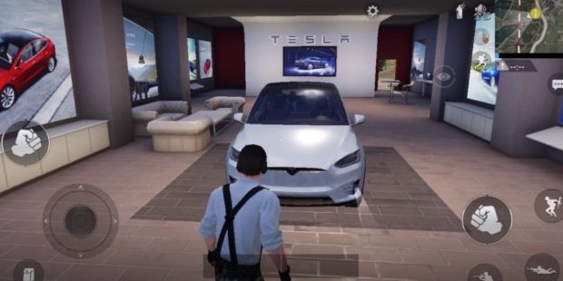 和平精英特斯拉体验店怎么找？虚拟店玩法全解析