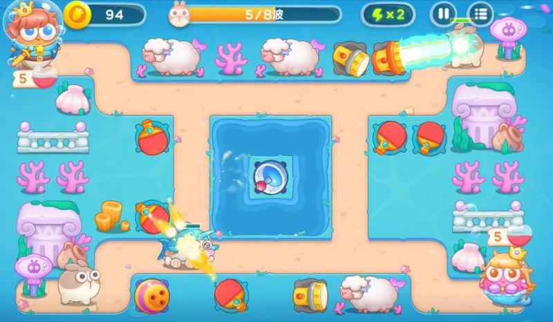 保卫萝卜4海的闺女第56关通关秘籍